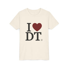 Load image into Gallery viewer, I ❤️  DT Youth Tee - DT Cares: Be Who You Needed Growing Up
