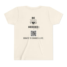 Load image into Gallery viewer, I ❤️  DT Youth Tee - DT Cares: Be Who You Needed Growing Up