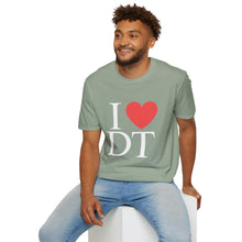 Load image into Gallery viewer, I ❤️ DT Unisex T-Shirt - DT Cares: Be Who You Needed Growing Up
