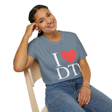 Load image into Gallery viewer, I ❤️ DT Unisex T-Shirt - DT Cares: Be Who You Needed Growing Up