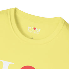 Load image into Gallery viewer, I ❤️ DT Unisex T-Shirt - DT Cares: Be Who You Needed Growing Up