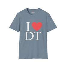 Load image into Gallery viewer, I ❤️ DT Unisex T-Shirt - DT Cares: Be Who You Needed Growing Up