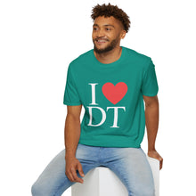 Load image into Gallery viewer, I ❤️ DT Unisex T-Shirt - DT Cares: Be Who You Needed Growing Up