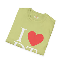 Load image into Gallery viewer, I ❤️ DT Unisex T-Shirt - DT Cares: Be Who You Needed Growing Up