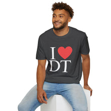 Load image into Gallery viewer, I ❤️ DT Unisex T-Shirt - DT Cares: Be Who You Needed Growing Up