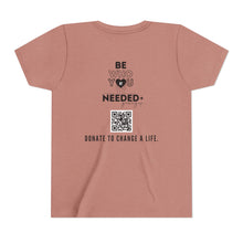 Load image into Gallery viewer, I ❤️  DT Youth Tee - DT Cares: Be Who You Needed Growing Up