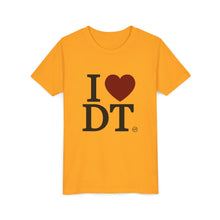 Load image into Gallery viewer, I ❤️  DT Youth Tee - DT Cares: Be Who You Needed Growing Up