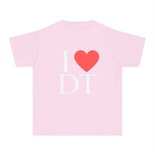 Load image into Gallery viewer, I ❤️ DT Youth Tee - DT Cares: Be Who You Needed Growing Up
