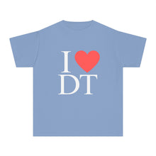 Load image into Gallery viewer, I ❤️ DT Youth Tee - DT Cares: Be Who You Needed Growing Up