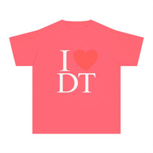 Load image into Gallery viewer, I ❤️ DT Youth Tee - DT Cares: Be Who You Needed Growing Up