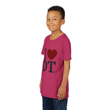 Load image into Gallery viewer, I ❤️  DT Youth Tee - DT Cares: Be Who You Needed Growing Up