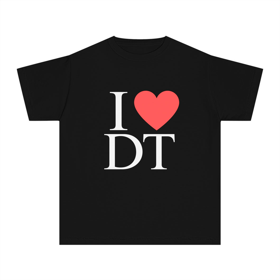 I ❤️ DT Youth Tee - DT Cares: Be Who You Needed Growing Up
