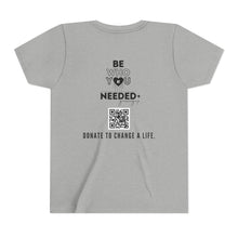 Load image into Gallery viewer, I ❤️  DT Youth Tee - DT Cares: Be Who You Needed Growing Up