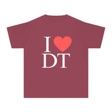 Load image into Gallery viewer, I ❤️ DT Youth Tee - DT Cares: Be Who You Needed Growing Up
