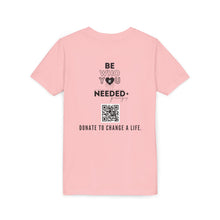 Load image into Gallery viewer, I ❤️  DT Youth Tee - DT Cares: Be Who You Needed Growing Up