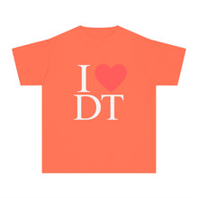 Load image into Gallery viewer, I ❤️ DT Youth Tee - DT Cares: Be Who You Needed Growing Up