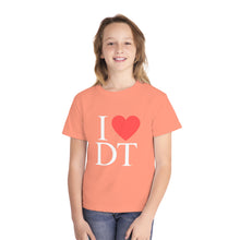 Load image into Gallery viewer, I ❤️ DT Youth Tee - DT Cares: Be Who You Needed Growing Up