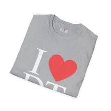 Load image into Gallery viewer, I ❤️ DT Unisex T-Shirt - DT Cares: Be Who You Needed Growing Up