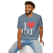 Load image into Gallery viewer, I ❤️ DT Unisex T-Shirt - DT Cares: Be Who You Needed Growing Up