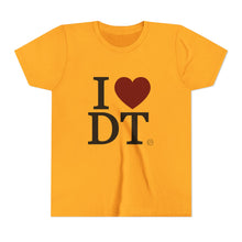 Load image into Gallery viewer, I ❤️  DT Youth Tee - DT Cares: Be Who You Needed Growing Up