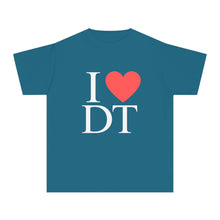 Load image into Gallery viewer, I ❤️ DT Youth Tee - DT Cares: Be Who You Needed Growing Up