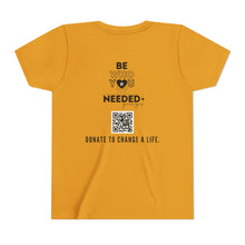 Load image into Gallery viewer, I ❤️  DT Youth Tee - DT Cares: Be Who You Needed Growing Up