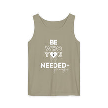 Load image into Gallery viewer, DT CARES - BE WHO YOU NEEDED UNISEX COTTON TANK