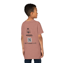 Load image into Gallery viewer, I ❤️  DT Youth Tee - DT Cares: Be Who You Needed Growing Up