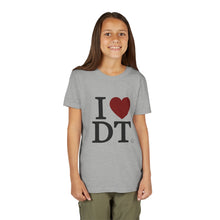Load image into Gallery viewer, I ❤️  DT Youth Tee - DT Cares: Be Who You Needed Growing Up