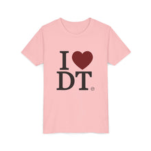 Load image into Gallery viewer, I ❤️  DT Youth Tee - DT Cares: Be Who You Needed Growing Up