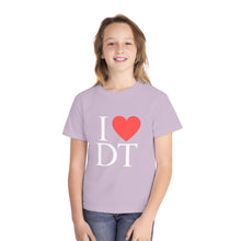 Load image into Gallery viewer, I ❤️ DT Youth Tee - DT Cares: Be Who You Needed Growing Up