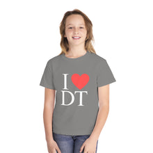 Load image into Gallery viewer, I ❤️ DT Youth Tee - DT Cares: Be Who You Needed Growing Up