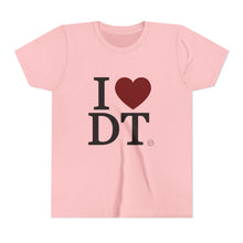 Load image into Gallery viewer, I ❤️  DT Youth Tee - DT Cares: Be Who You Needed Growing Up