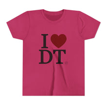 Load image into Gallery viewer, I ❤️  DT Youth Tee - DT Cares: Be Who You Needed Growing Up
