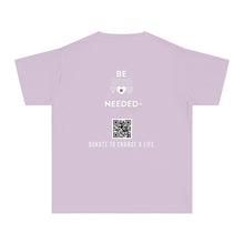 Load image into Gallery viewer, I ❤️ DT Youth Tee - DT Cares: Be Who You Needed Growing Up