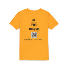 Load image into Gallery viewer, I ❤️  DT Youth Tee - DT Cares: Be Who You Needed Growing Up