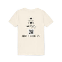 Load image into Gallery viewer, I ❤️  DT Youth Tee - DT Cares: Be Who You Needed Growing Up