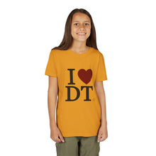 Load image into Gallery viewer, I ❤️  DT Youth Tee - DT Cares: Be Who You Needed Growing Up