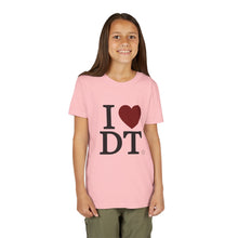 Load image into Gallery viewer, I ❤️  DT Youth Tee - DT Cares: Be Who You Needed Growing Up
