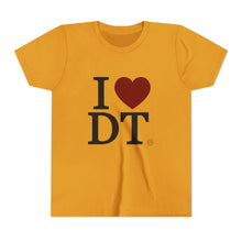 Load image into Gallery viewer, I ❤️  DT Youth Tee - DT Cares: Be Who You Needed Growing Up