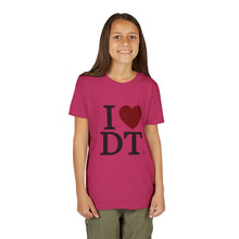 Load image into Gallery viewer, I ❤️  DT Youth Tee - DT Cares: Be Who You Needed Growing Up