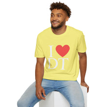 Load image into Gallery viewer, I ❤️ DT Unisex T-Shirt - DT Cares: Be Who You Needed Growing Up