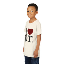Load image into Gallery viewer, I ❤️  DT Youth Tee - DT Cares: Be Who You Needed Growing Up