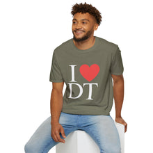Load image into Gallery viewer, I ❤️ DT Unisex T-Shirt - DT Cares: Be Who You Needed Growing Up