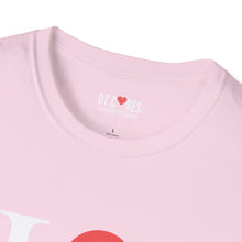 Load image into Gallery viewer, I ❤️ DT Unisex T-Shirt - DT Cares: Be Who You Needed Growing Up