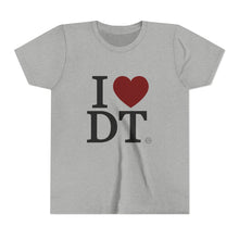 Load image into Gallery viewer, I ❤️  DT Youth Tee - DT Cares: Be Who You Needed Growing Up